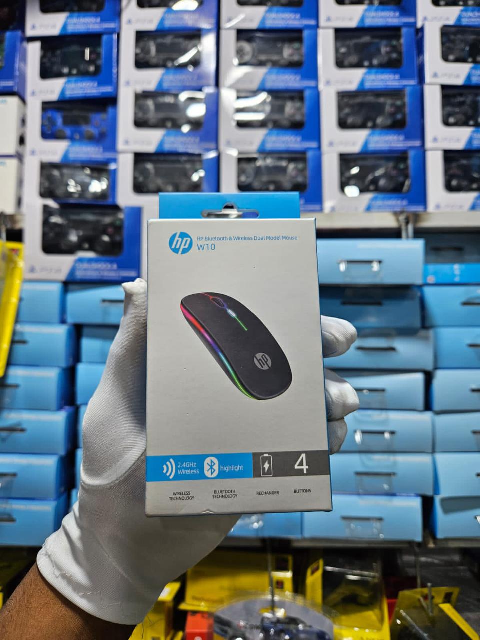 HP W10 Bluetooth & Wireless Dual Mode Mouse - Miniatura